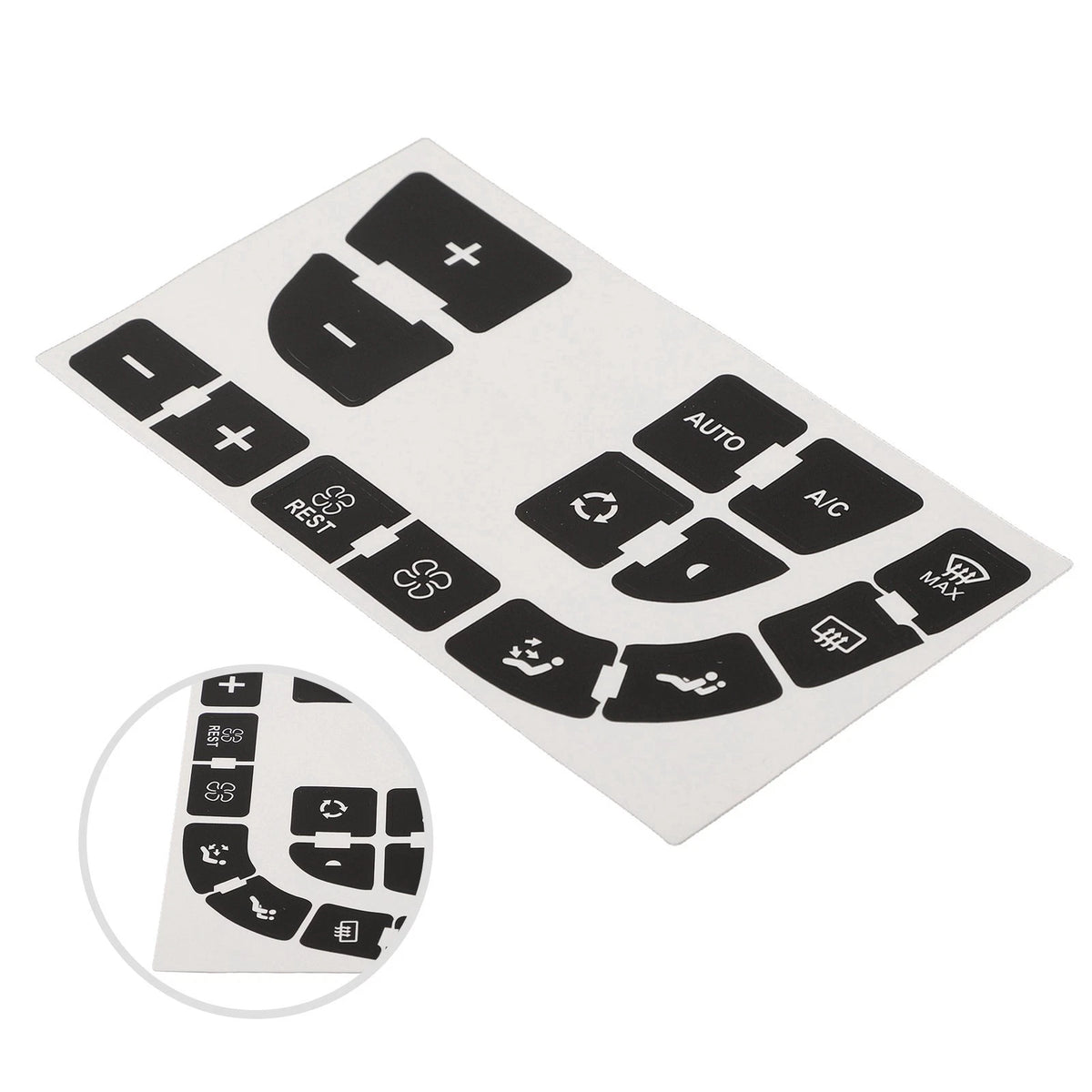 Button Repair Decal Sticker for Reduced Light Penetration Control Cells