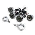 Chrome Motorcycle Turn Signals Kit for Harley Davidson (41mm)