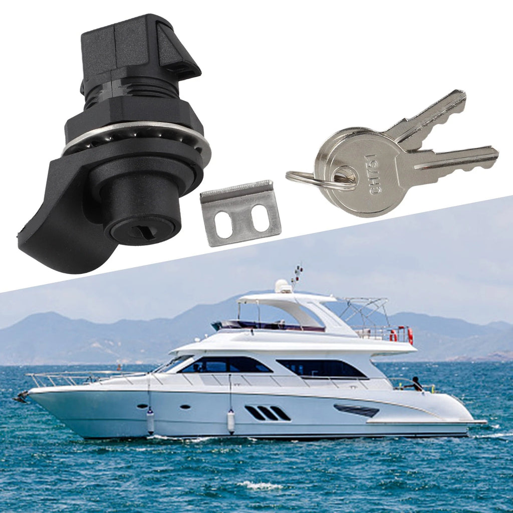 Locking Latch for Marine Radio Boxes and Tool Applications