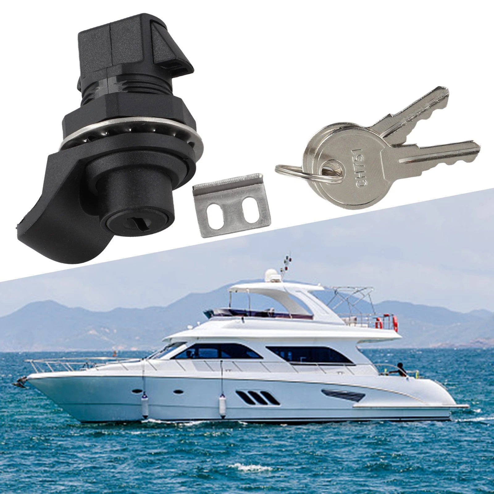 Locking Latch for Marine Radio Boxes and Tool Applications