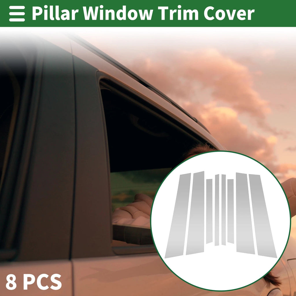 Door Pillar Window Trim Kit 8 Pcs for BMW X3 (2011–2017)