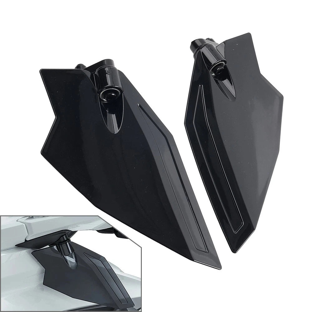 Black Adjust Upper Air Deflectors for Honda Goldwing GL1800DA (2001–2010)