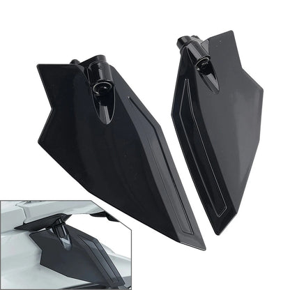 Black Adjust Upper Air Deflectors for Honda Goldwing GL1800DA (2001–2010)