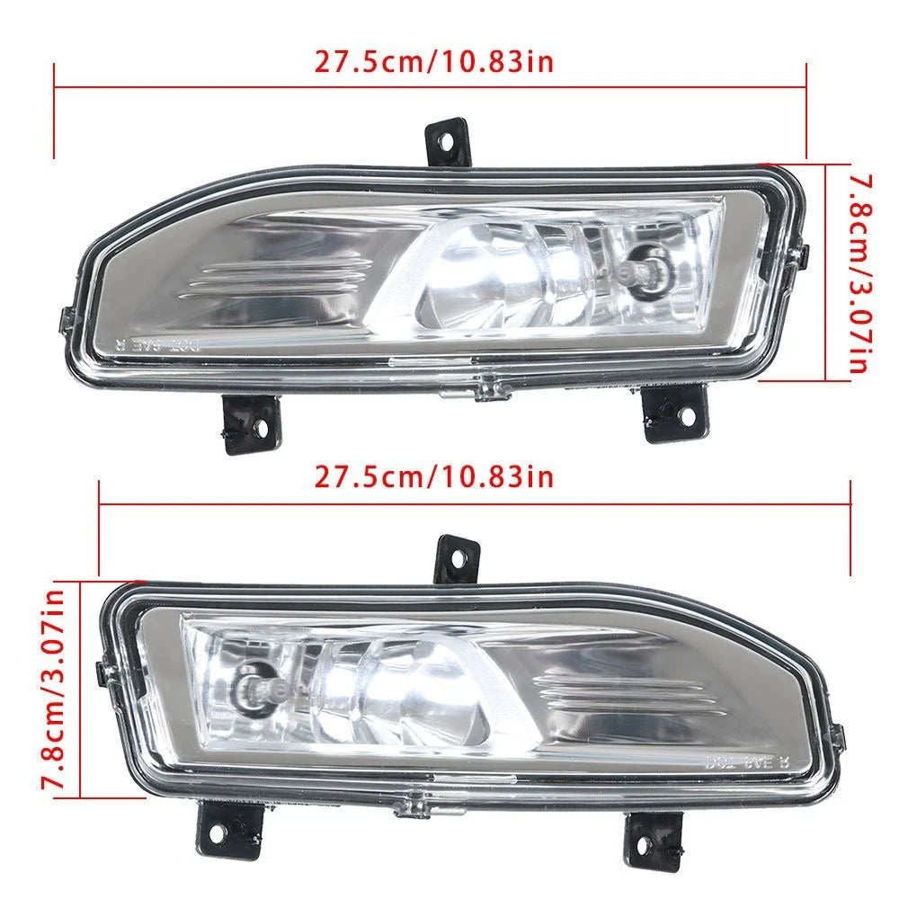 Fog Light Assembly with Switch Bezel for Nissan Rogue S (2017–2020)
