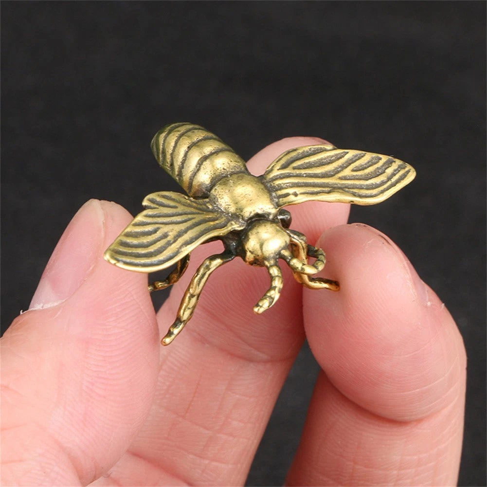 Bee Statue Decoration Ornament for Antique Brass (1 Piece)