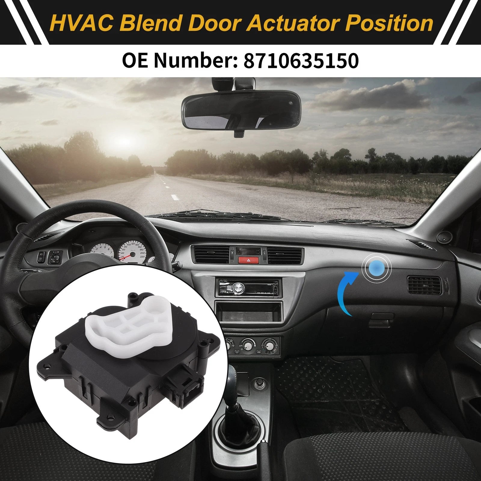 HVAC Heater Blend Door Actuator Replacement for Lexus GX470 (2005–2009)