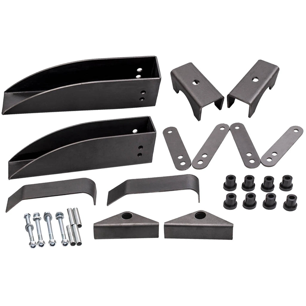 Rear Leaf Spring Relocation Bracket Kit for Chevy Belair 210 150 (1955–1957)