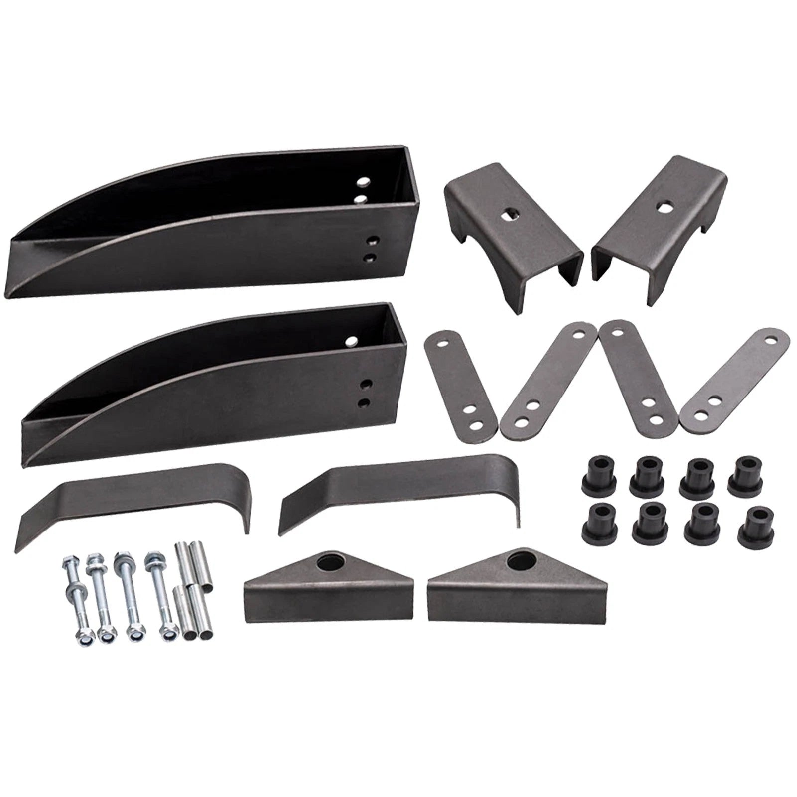 Rear Leaf Spring Relocation Bracket Kit for Chevy Belair 210 150 (1955–1957)