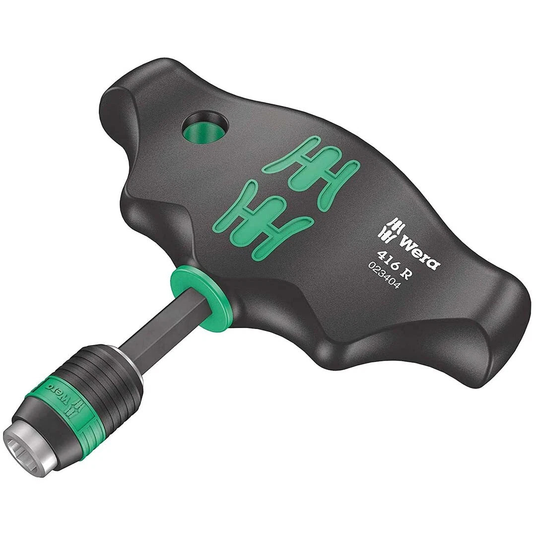 T-Handle 1/4" Bitholding Screwdriver for Wera Rapidaptor (05023404001)