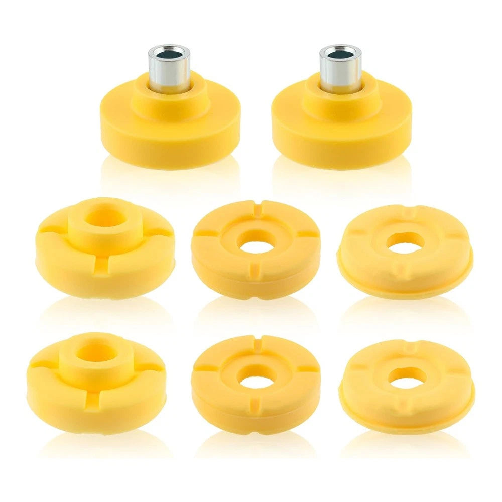 8Pcs Front & Rear Strut Mount Support Bushings Lower & Upper For X5 E70 X6 E71