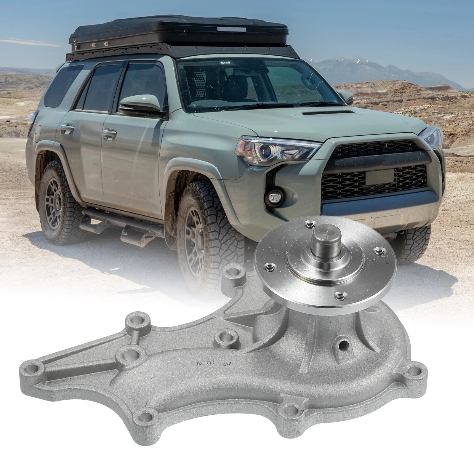 Water Pump Replacement with Gasket Screw Kit for Toyota 4Runner (1985–1995)