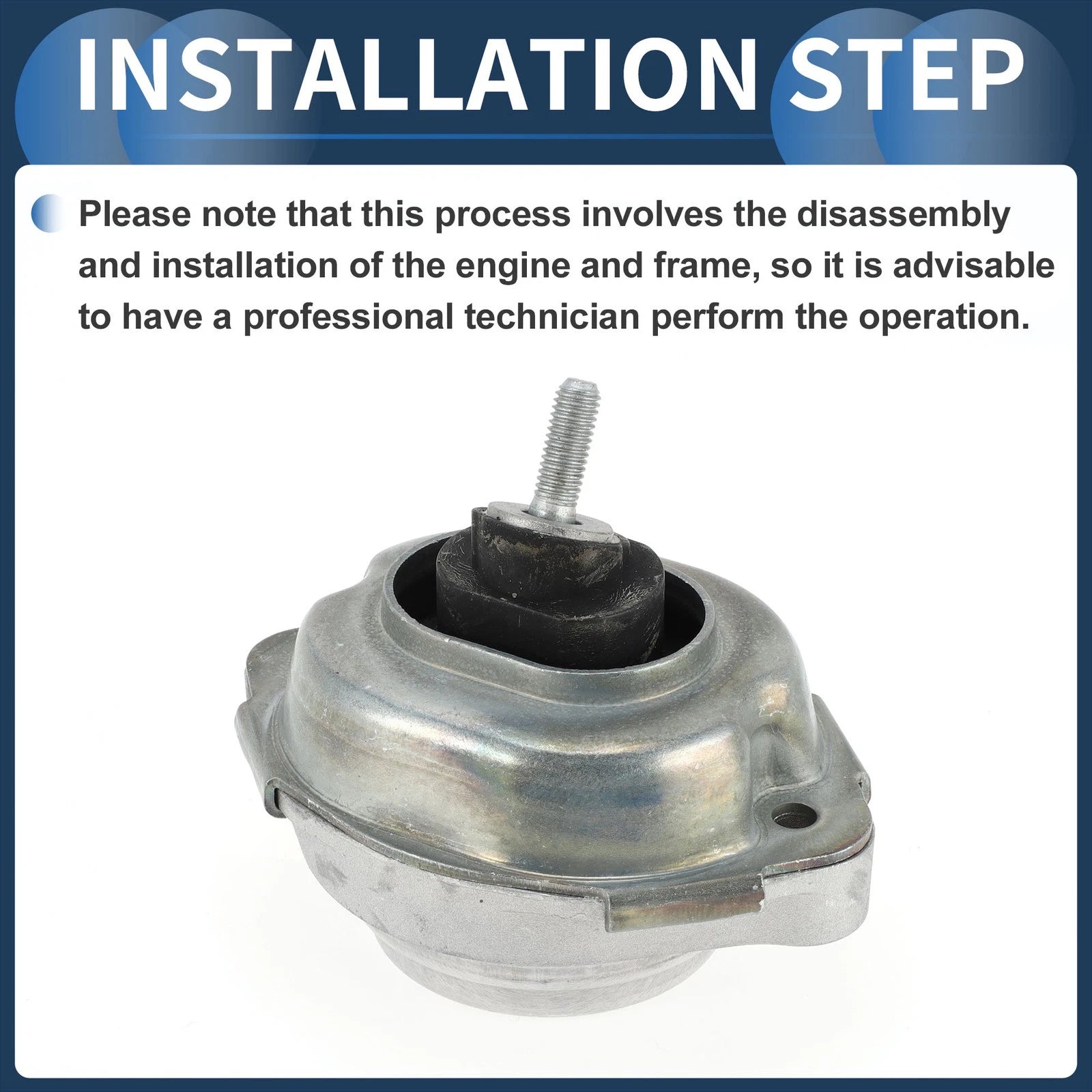 Engine Motor Mount Replacement for BMW X3 E83 2007–2010 2.5L xDrive 25i