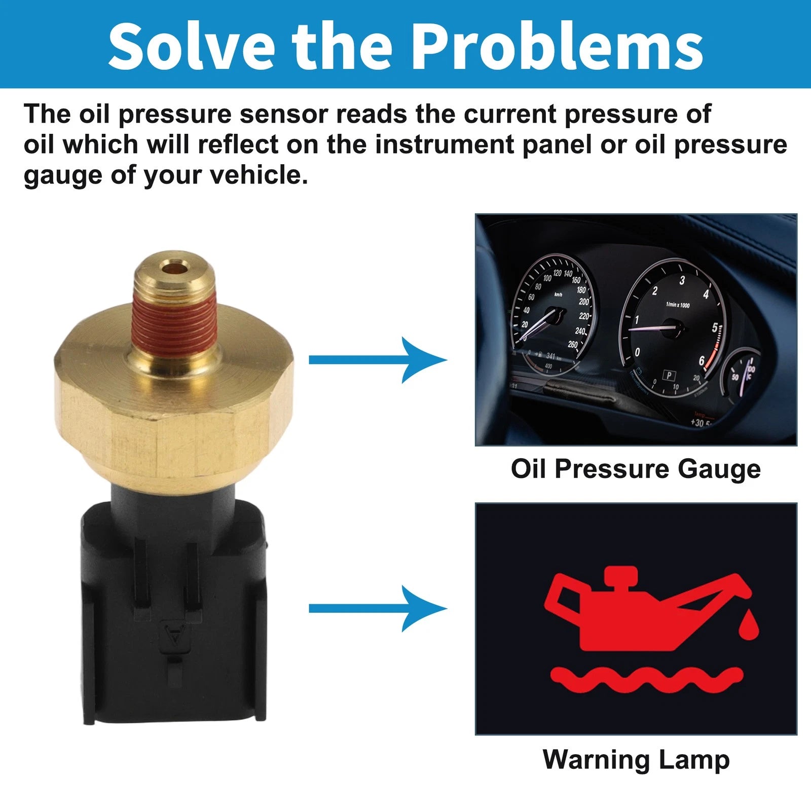 Engine Oil Pressure Sensor Replacement for Chrysler 200 (2011–2016)