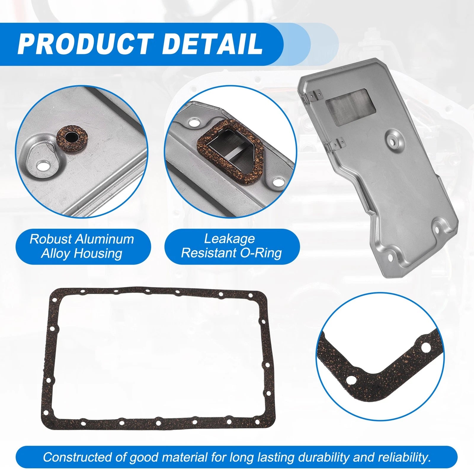 Transmission Filter Oil Pan Gasket Kit for Toyota 4Runner (2003–2009)