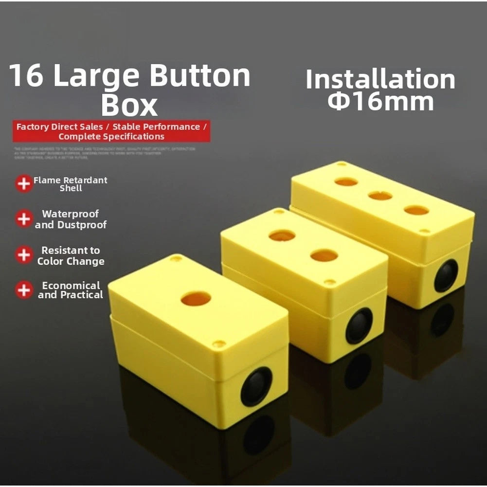 16mm Waterproof Push Button Switch Box IP65 for Automotive Applications