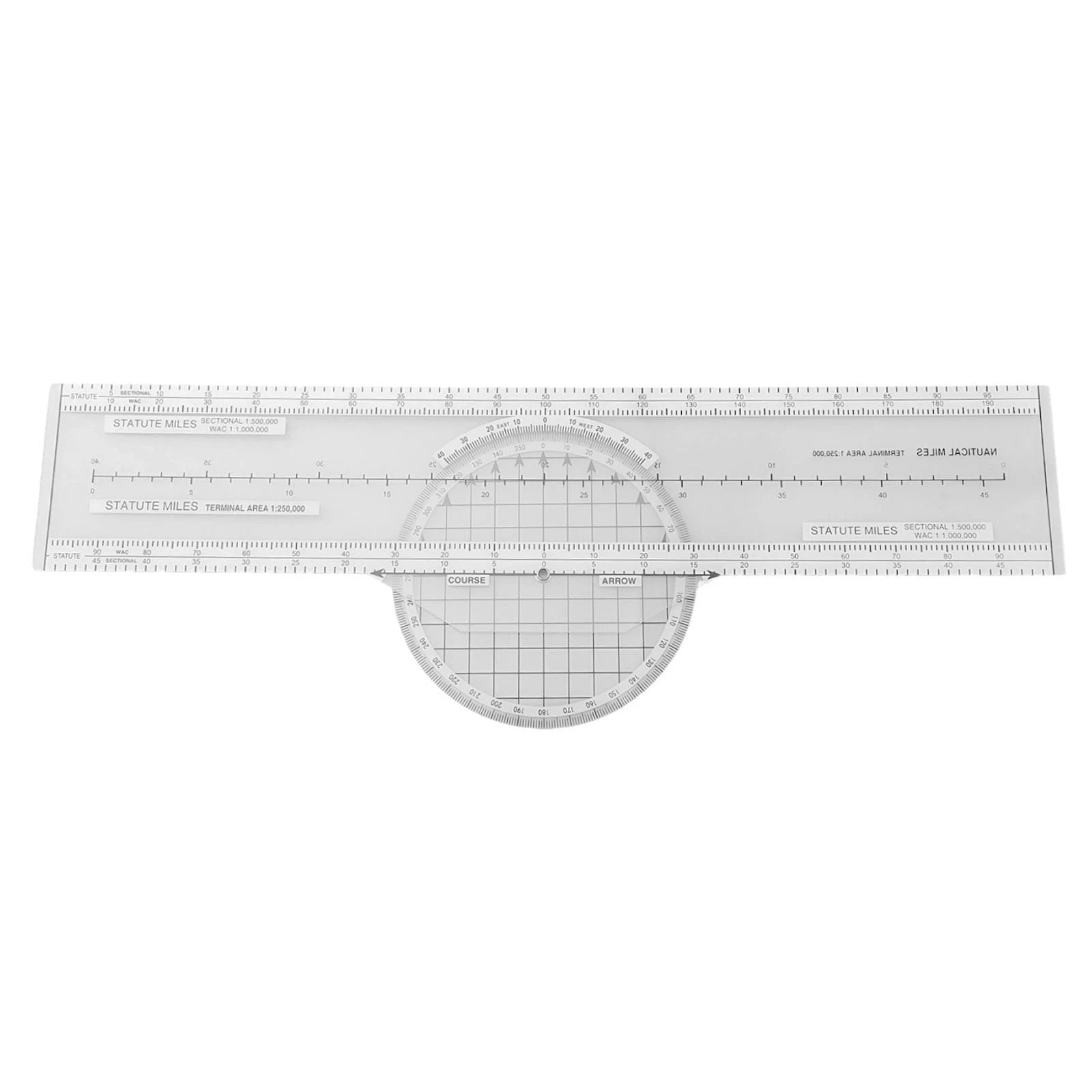 Aeronautical Slide Rule with Maps & Terminal Area Info