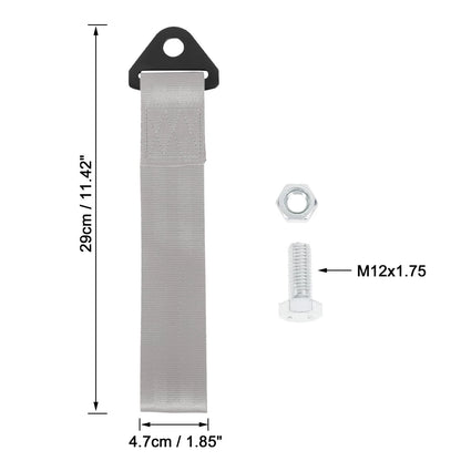 Tow Hook Bumper Strap Universal Fit for Car Truck Trailer Towing