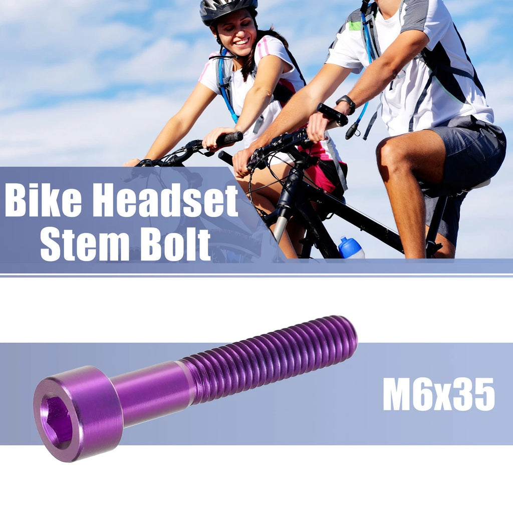 Titanium Stem Bolt M6x35 Universal for Bicycle Headset Bike Stem