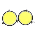 Pair COB White LED Daytime Running Lights for