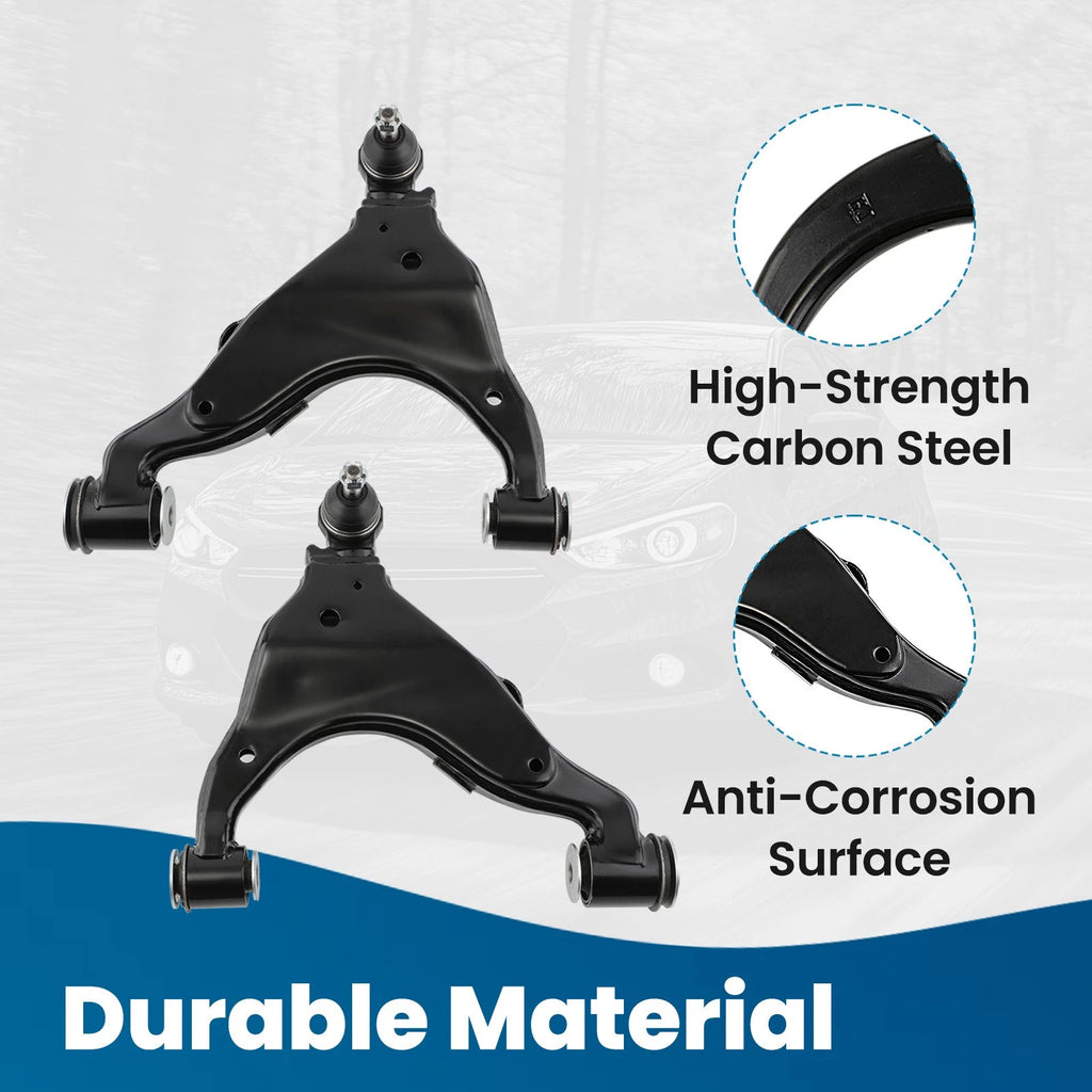 Front Upper Lower Control Arm Ball Joints for Toyota Tacoma (2005–2015)