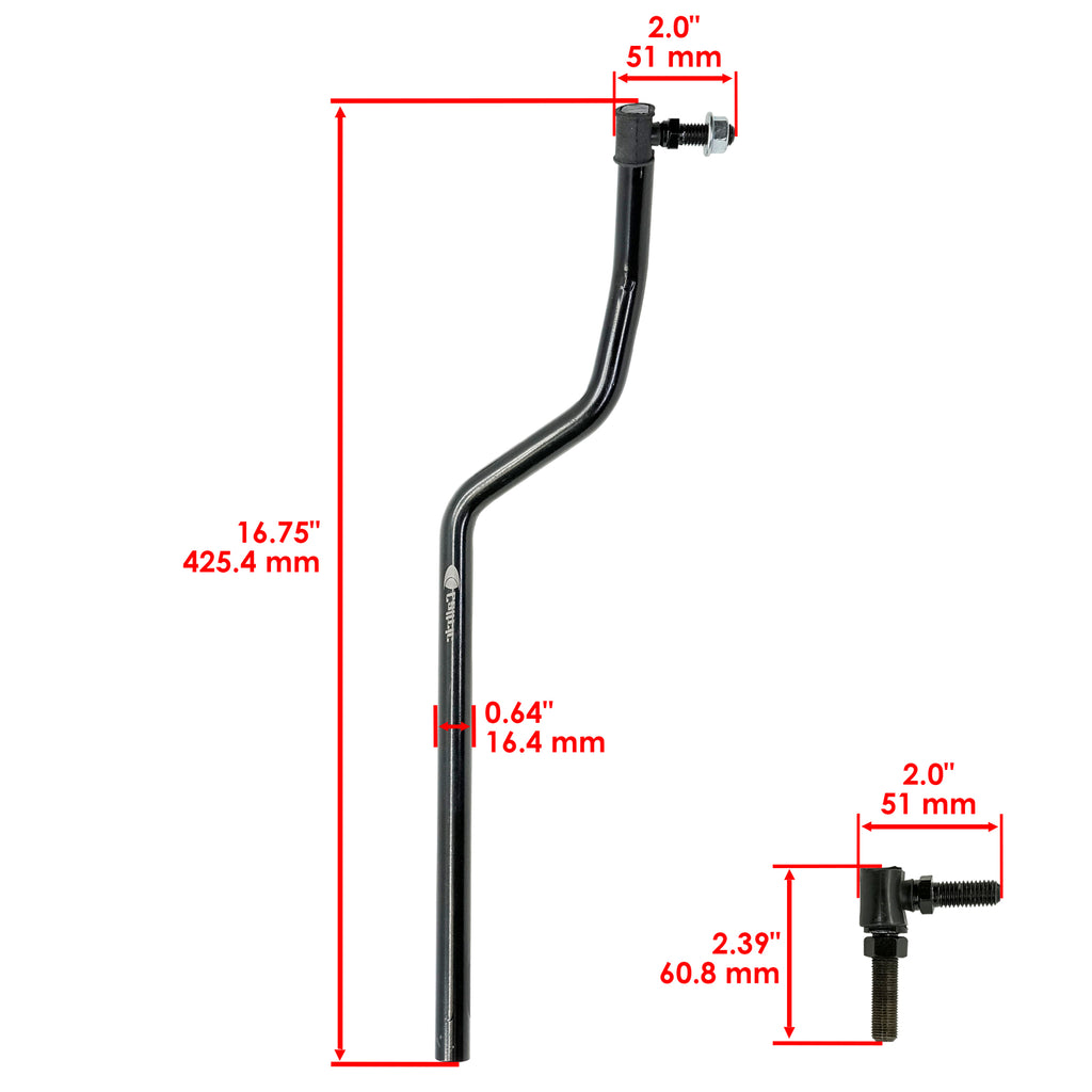 Right Side Drag Link Replacement for John Deere G110 L100 L105 L107 L108 (1982–2018)