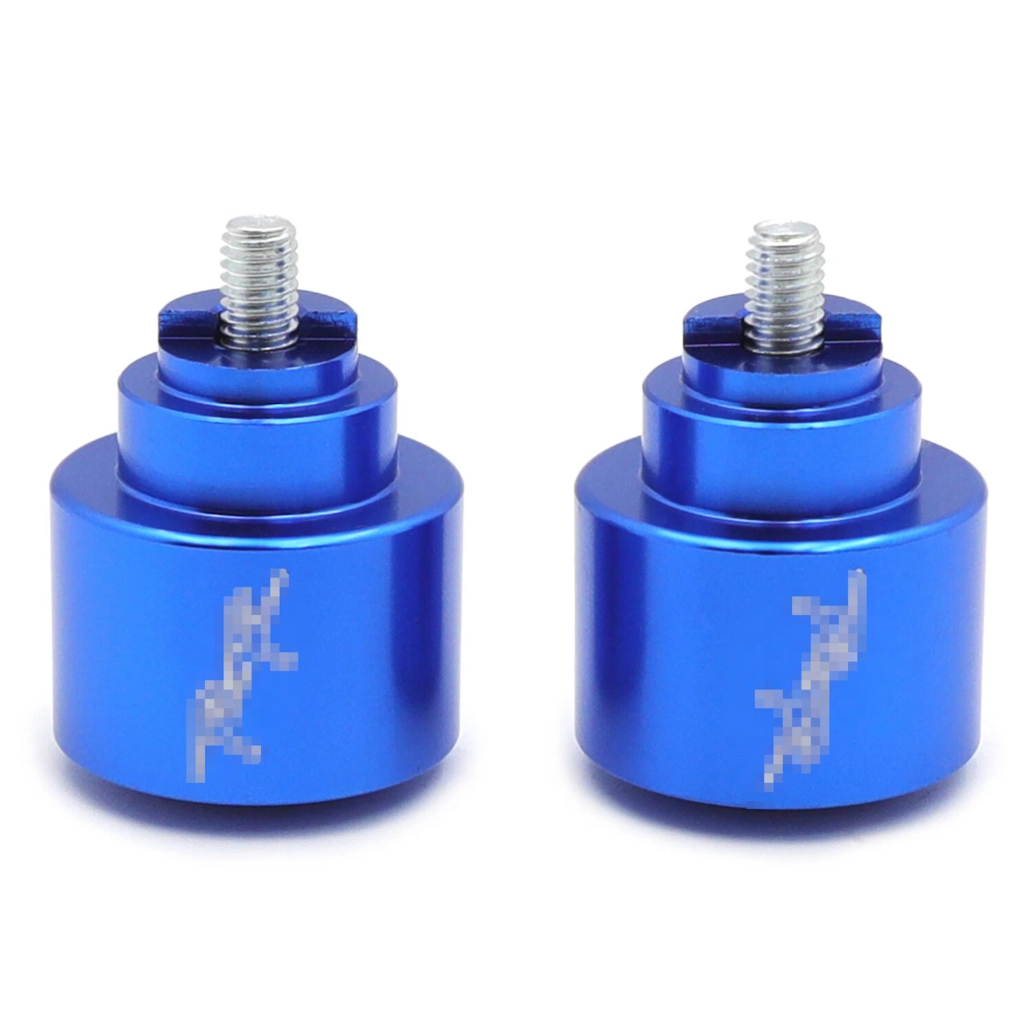 Blue Bar Ends Hand Grip Handlebar End Caps for CBR 929RR (2000–2001)