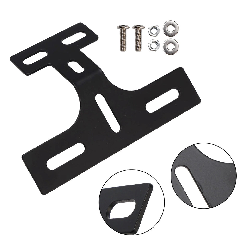 License Plate Holder for Motorcycle (Rear Tail Light Bracket Mount)
