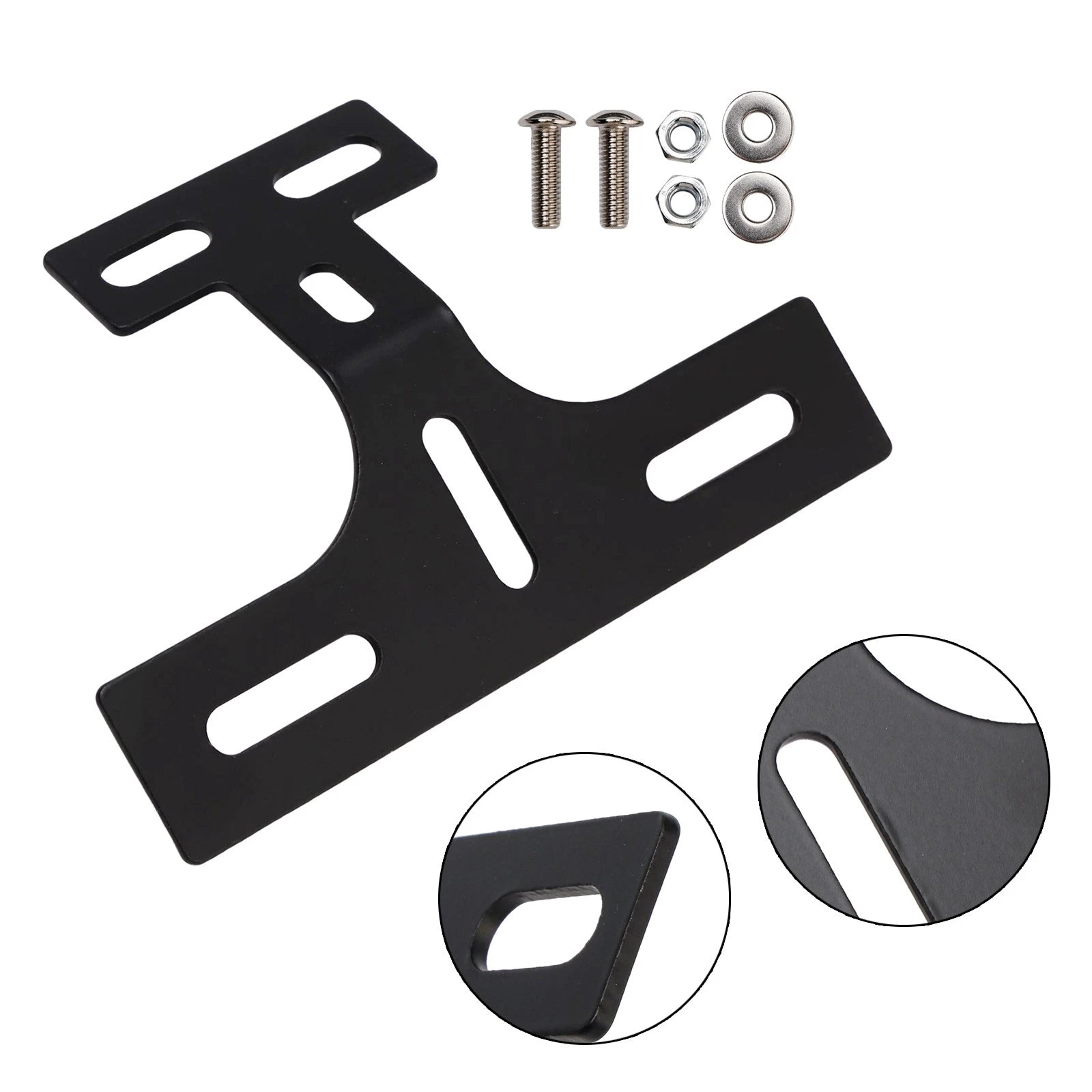 License Plate Holder for Motorcycle (Rear Tail Light Bracket Mount)