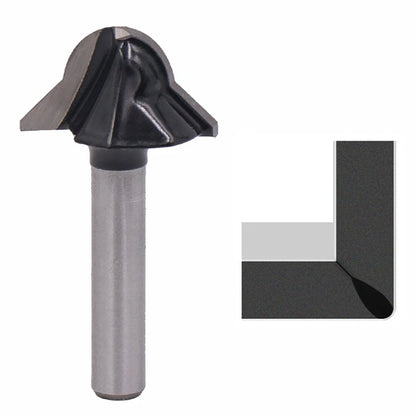 90 Degree Round Bottom Milling Cutter for Woodworking Applications