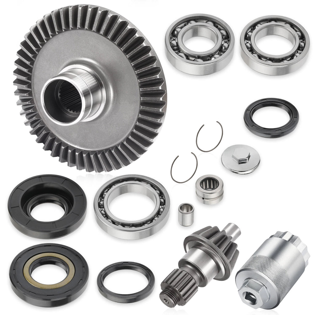 Final Drive Pinion Ring Gear Bearings & Nut Tool for Honda Rancher TRX350 TRX400 (2000–2006)