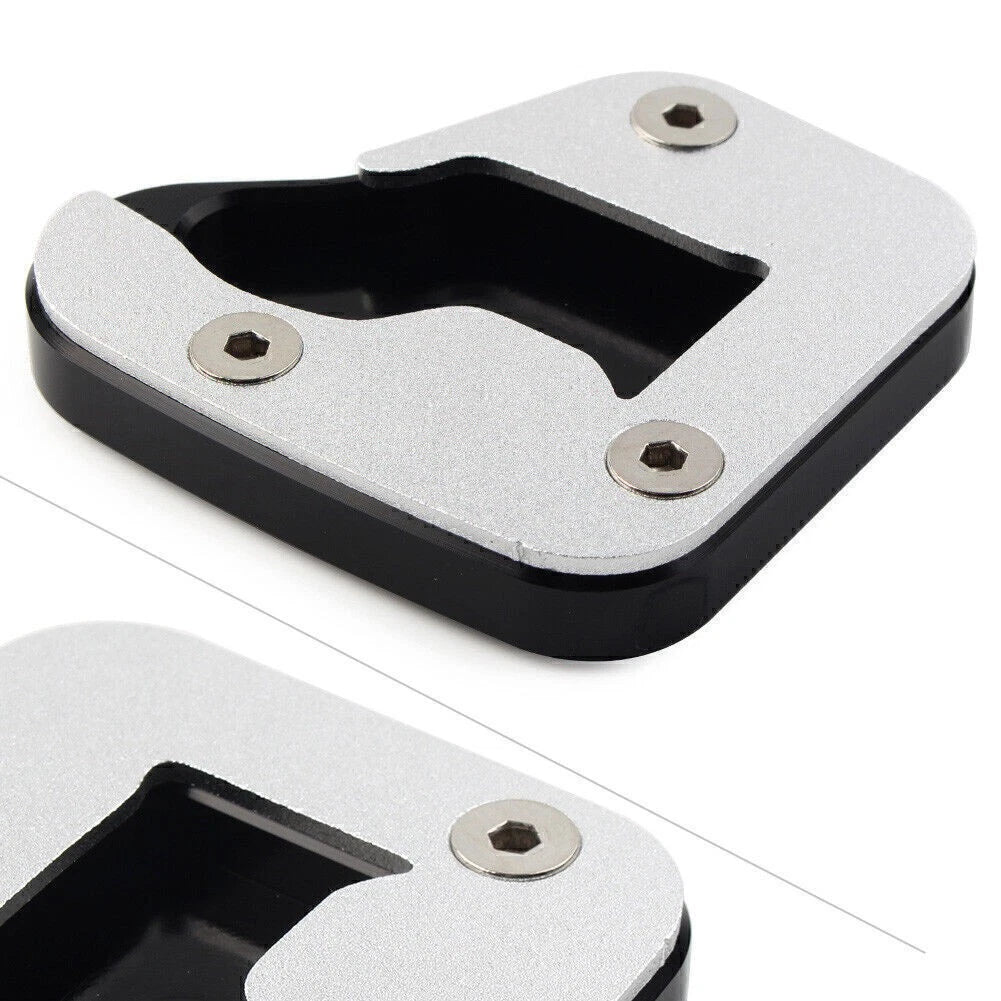 Kickstand Side Stand Extension Plate Pad for Suzuki Hayabusa (2008–2020) Silver