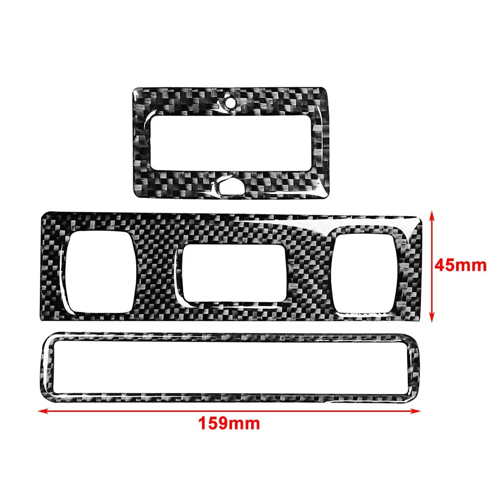3-Pcs Hardtop Car Reading Light Panel Cover Kit for Audi TT 8N (2001–2006)