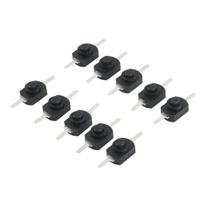10 Pieces Push Button Switch for Mini Torch (Latching On Off)