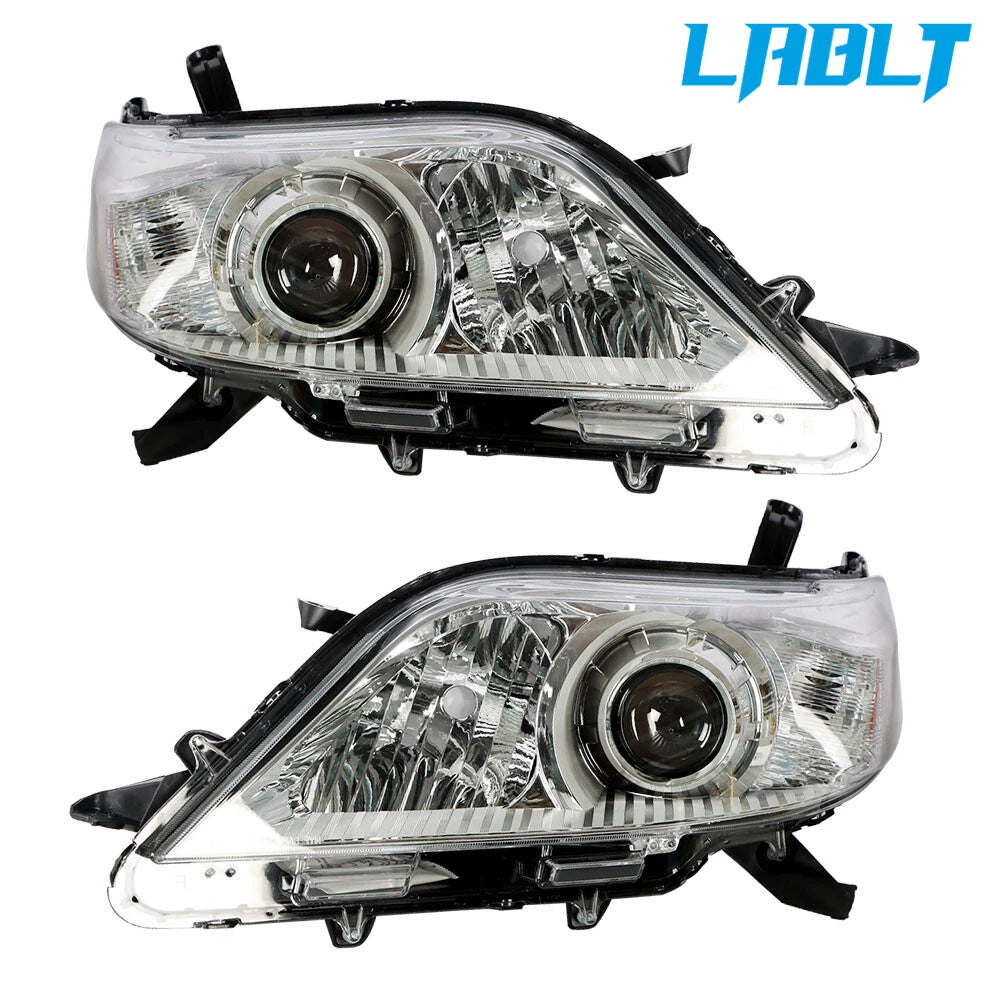 Halogen Headlight Assembly Pair for Toyota Sienna XLE LE (2011–2020)