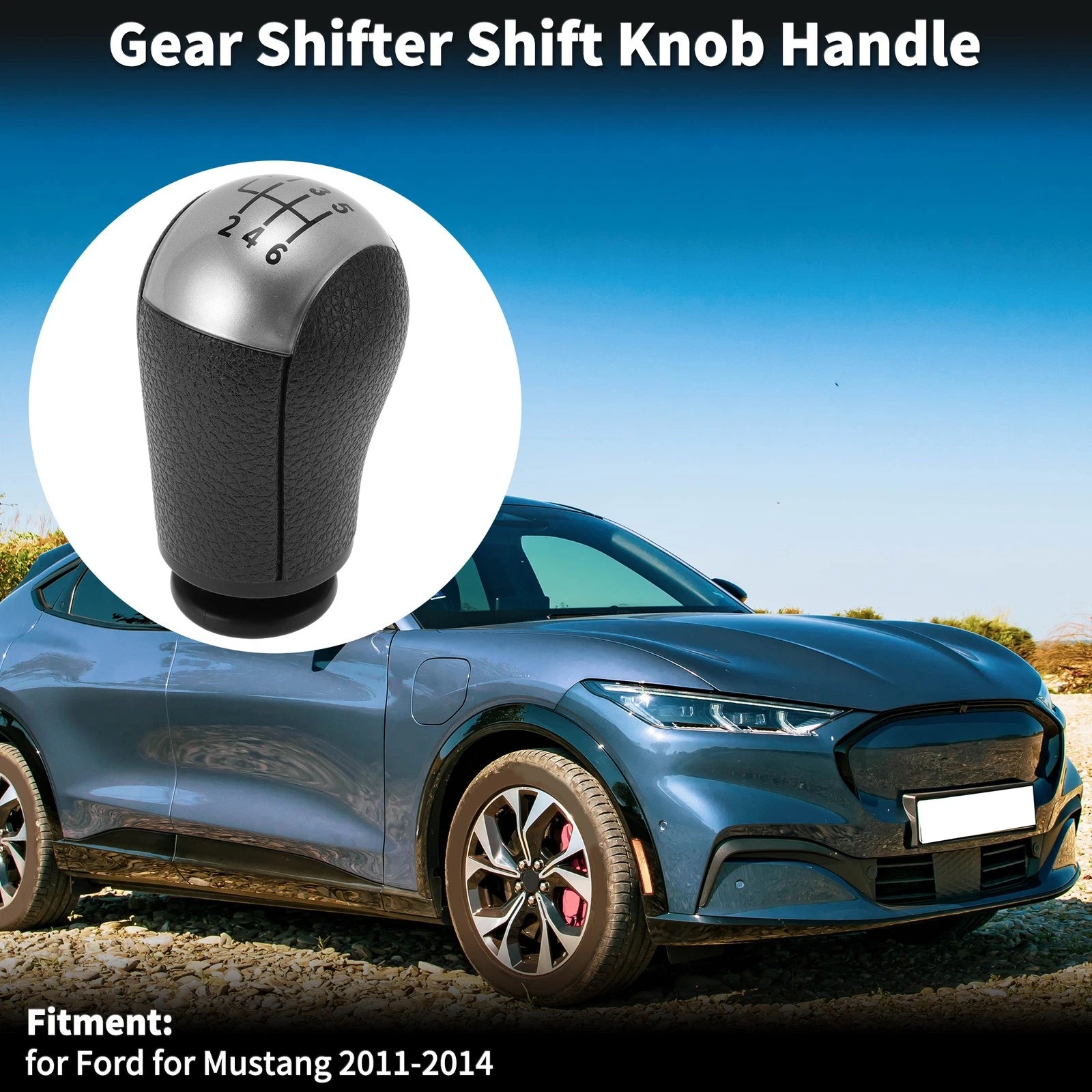 Gear Shift Knob Handle Manual Transmission Replacement for Ford Mustang (2005–2014)