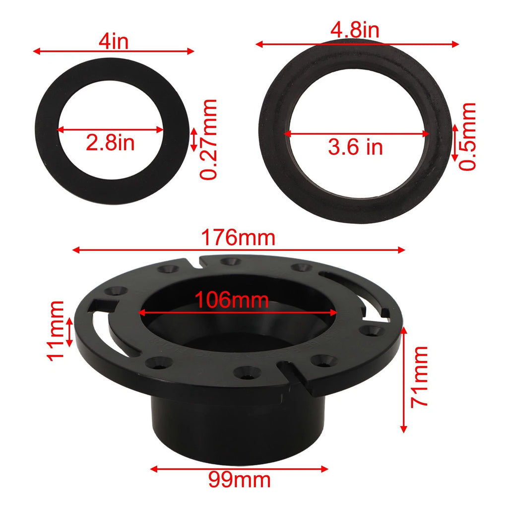 Comprehensive RV Toilet Flange and Seal Replacement Kit for Model For 300310320