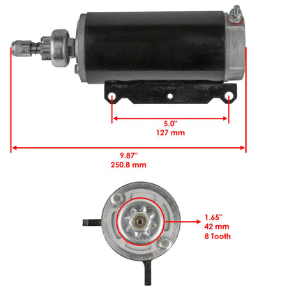 Starter Replacement for OMC Johnson Evinrude 200Hp 225Hp 235Hp (1960–1991)