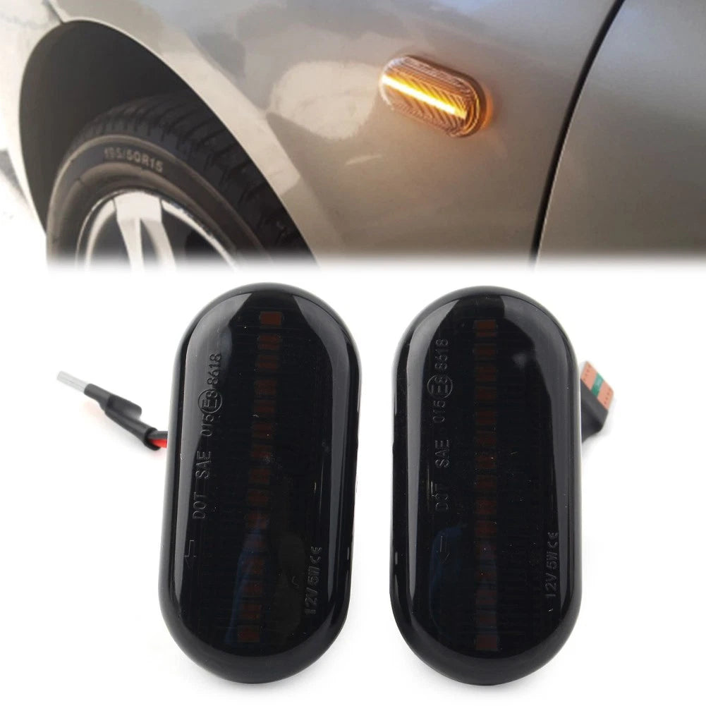 Dynamic LED Side Marker Indicator Light for Renault Clio, Twingo, Dacia Duster (2010–2023)