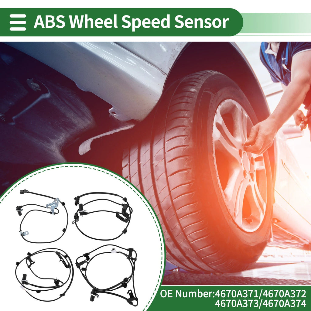 ABS Wheel Speed Sensor Kit Replacement for Mitsubishi Galant (2004–2012)