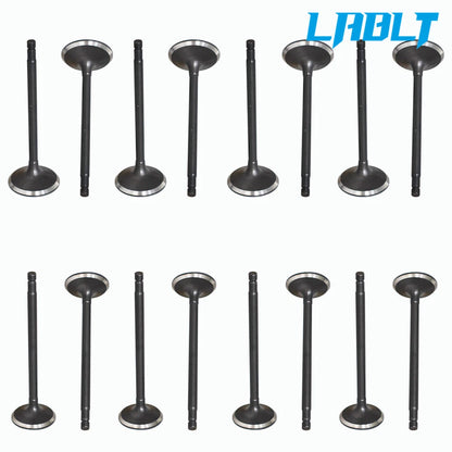 16PCS Exhaust and Intake Valves for Mazda 3 6 CX-7 2.3L (2006–2013)