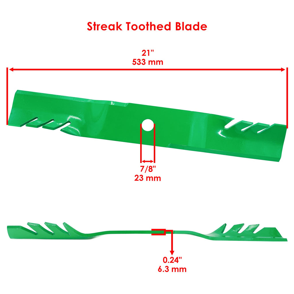 60 Inch Deck Blade with Bolt for John Deere Mower (1960–1960)