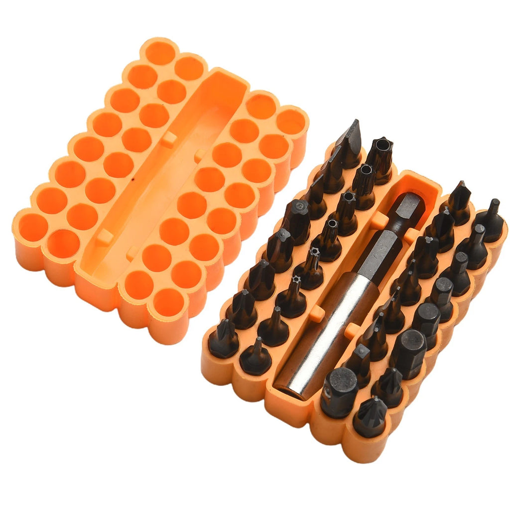33pcs Hex Shank Screwdriver Bits Set for Automotive Tools (Professional)