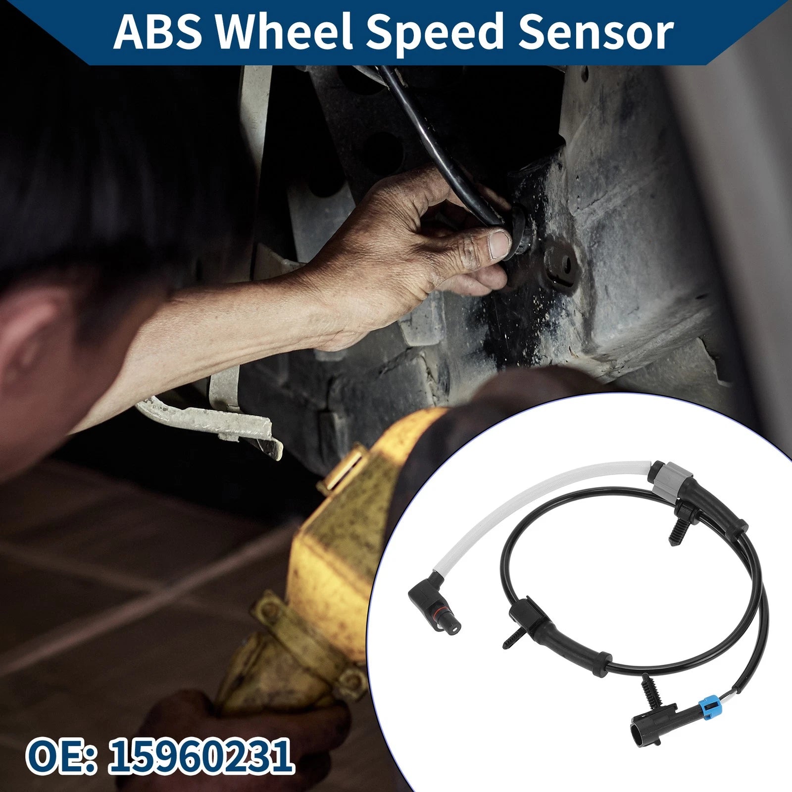 ABS Wheel Speed Sensor Replacement for Chevrolet Express 2500 Front (2008–2019)