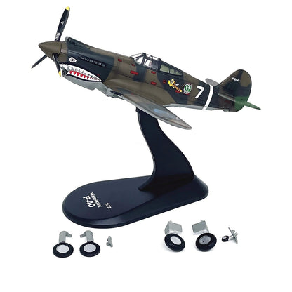 1/72 Diecast Alloy Model for Curtiss P-40C Warhawk (WWII)