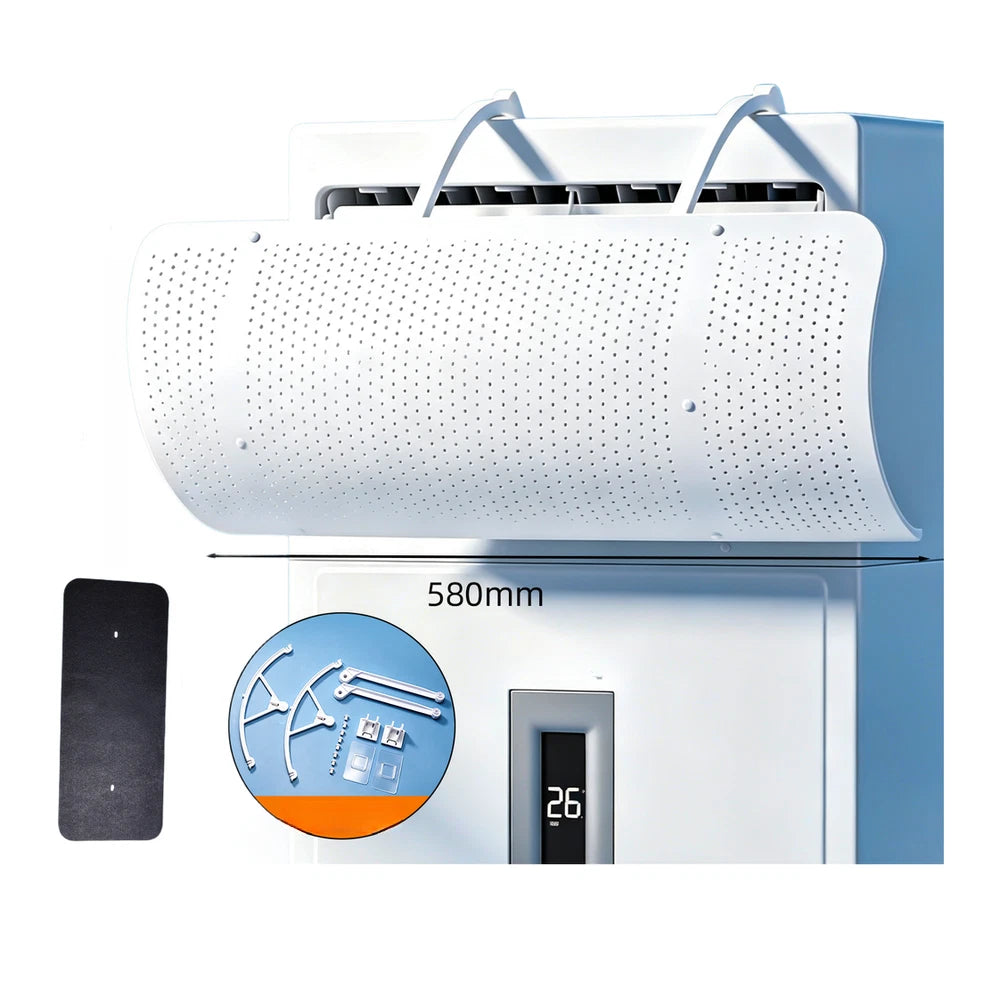 Floor Mount AC Wind Deflector for Most Cabinet AC Models