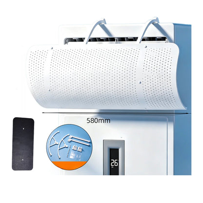 Floor Mount AC Wind Deflector for Most Cabinet AC Models