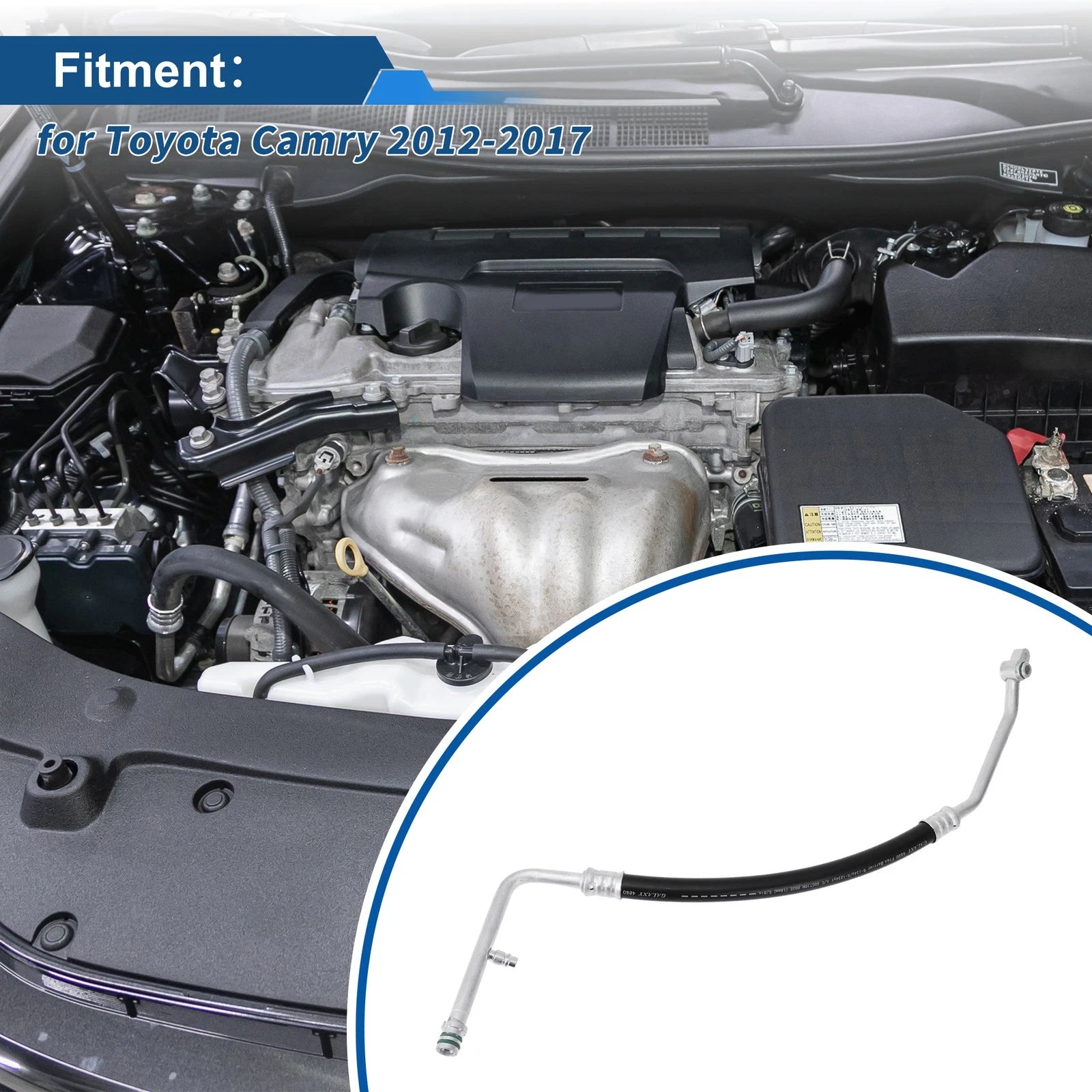 A/C Refrigerant Liquid Hose Replacement for Toyota Camry (2012–2017)