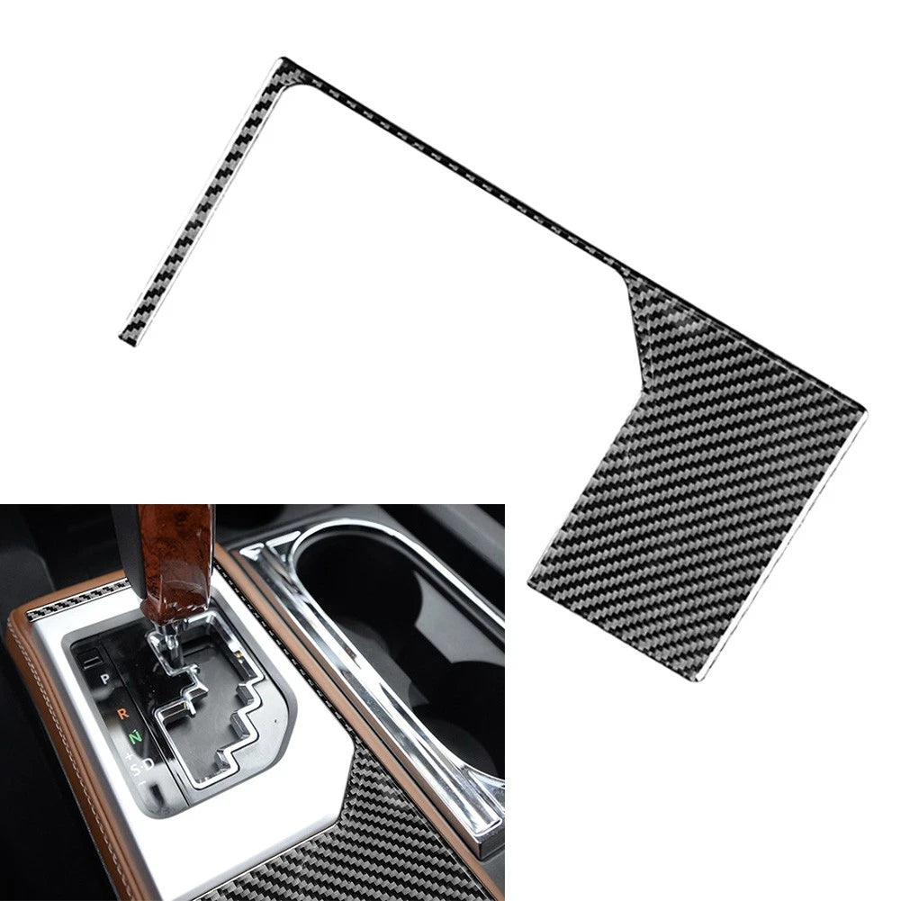 Control Panel Outer Frame Trim for Toyota Tundra (2014–2021) Carbon Fiber Black
