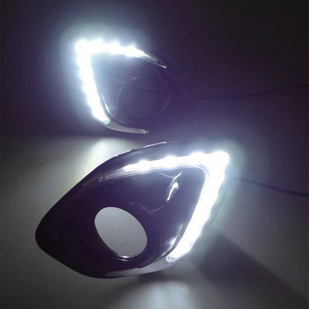 2X Front Bumper Side Fog Light Daytime Running Lamp for Mitsubishi ASX (2013–2015)