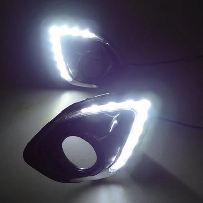 2X Front Bumper Side Fog Light Daytime Running Lamp for Mitsubishi ASX (2013–2015)
